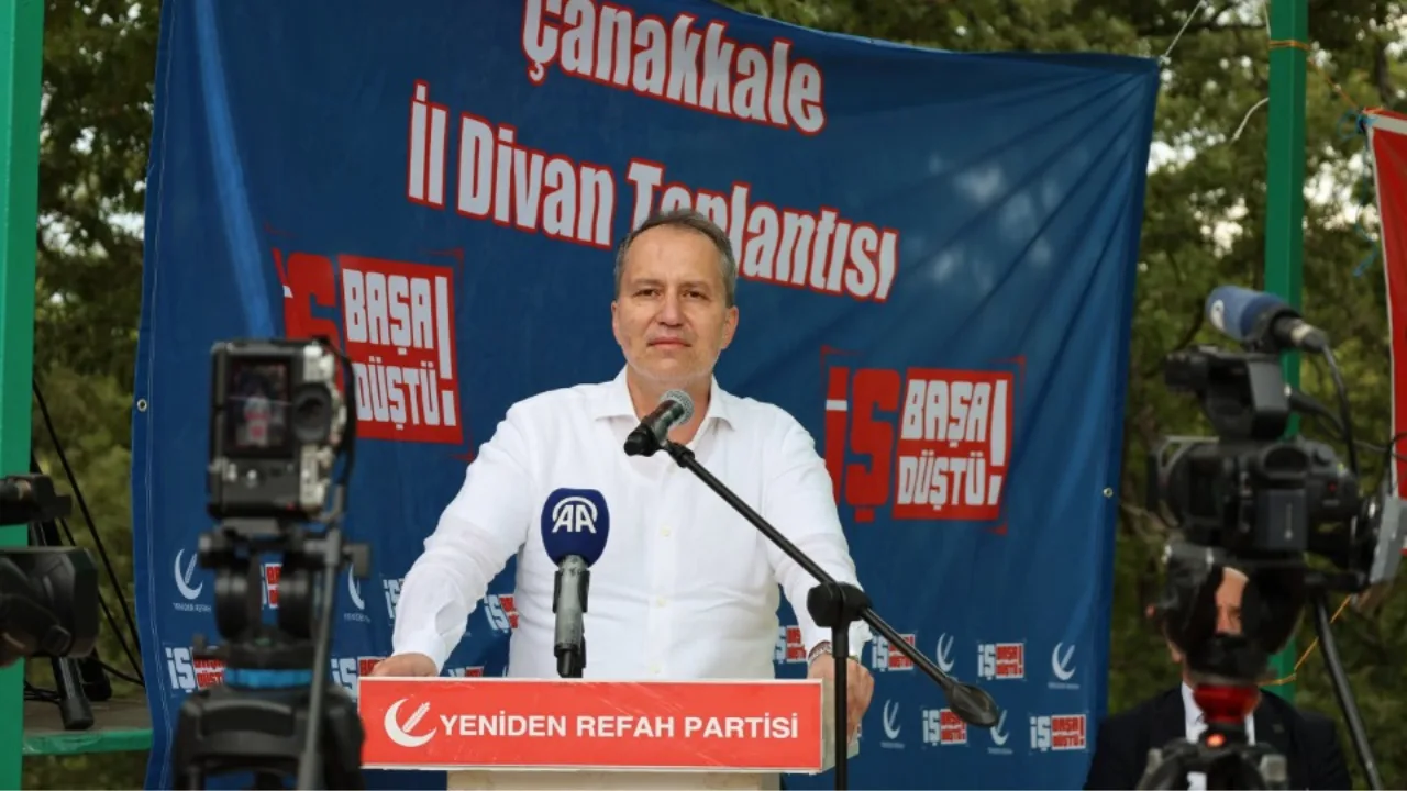 Yeniden Refah Partisi Çanakkale İl Divan Toplantısına Fatih ERBAKAN’da katıldı