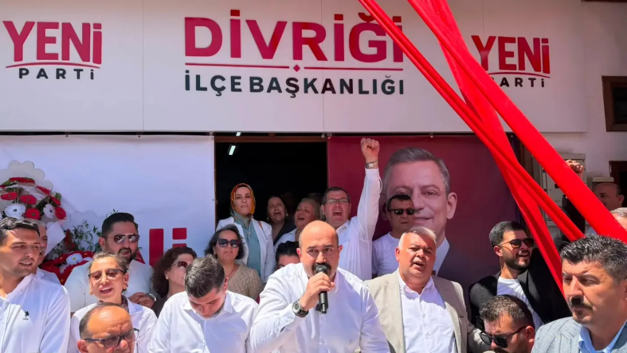 Yeni Parti Divriği İlçe Başkanlığı törenle açıldı